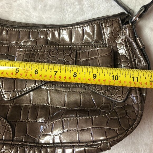 Nwot Guess Taupe/Brown Mini Shoulder Bag Purse - Picture 7 of 9